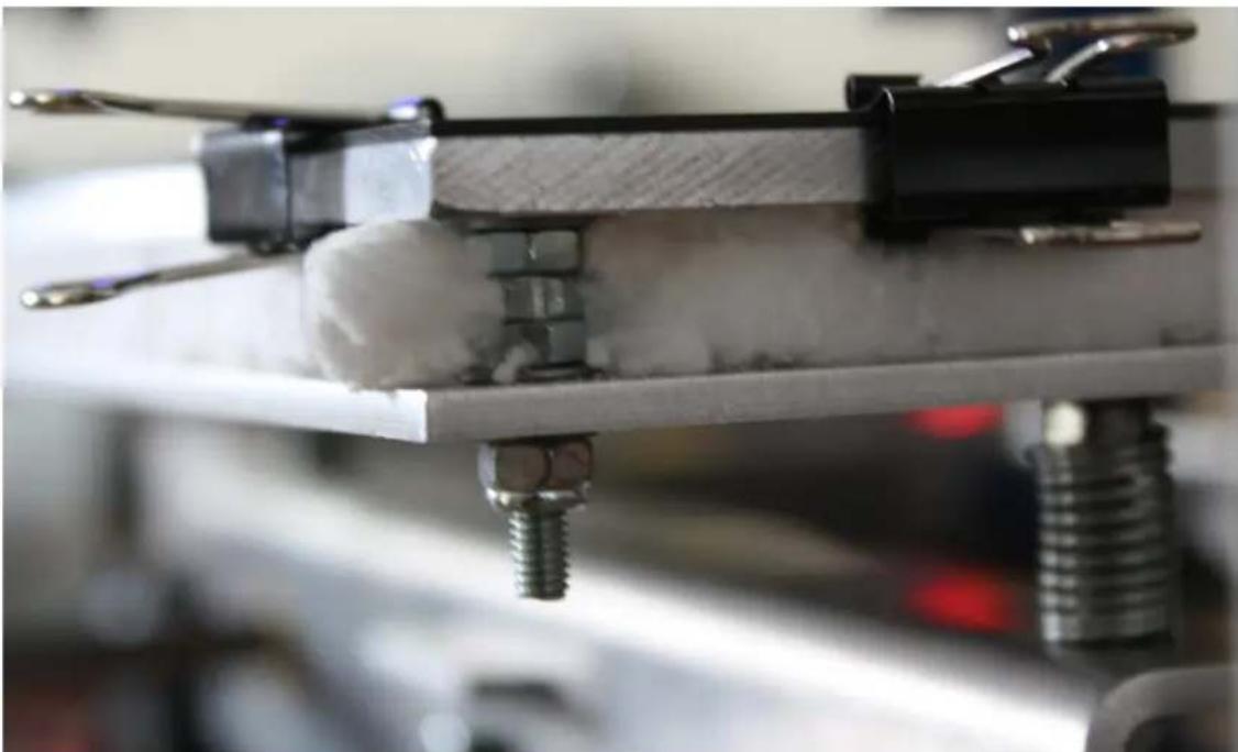 German RepRap PRotos V2.0 - Befestigung beheizbares Druckbett - 2