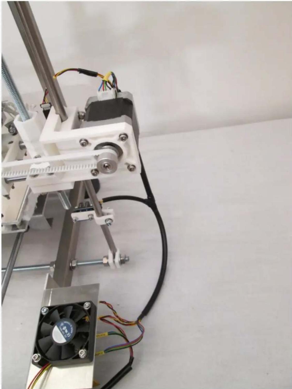 German RepRap PRotos V2.0 - Verkabelung X-Achse - 2