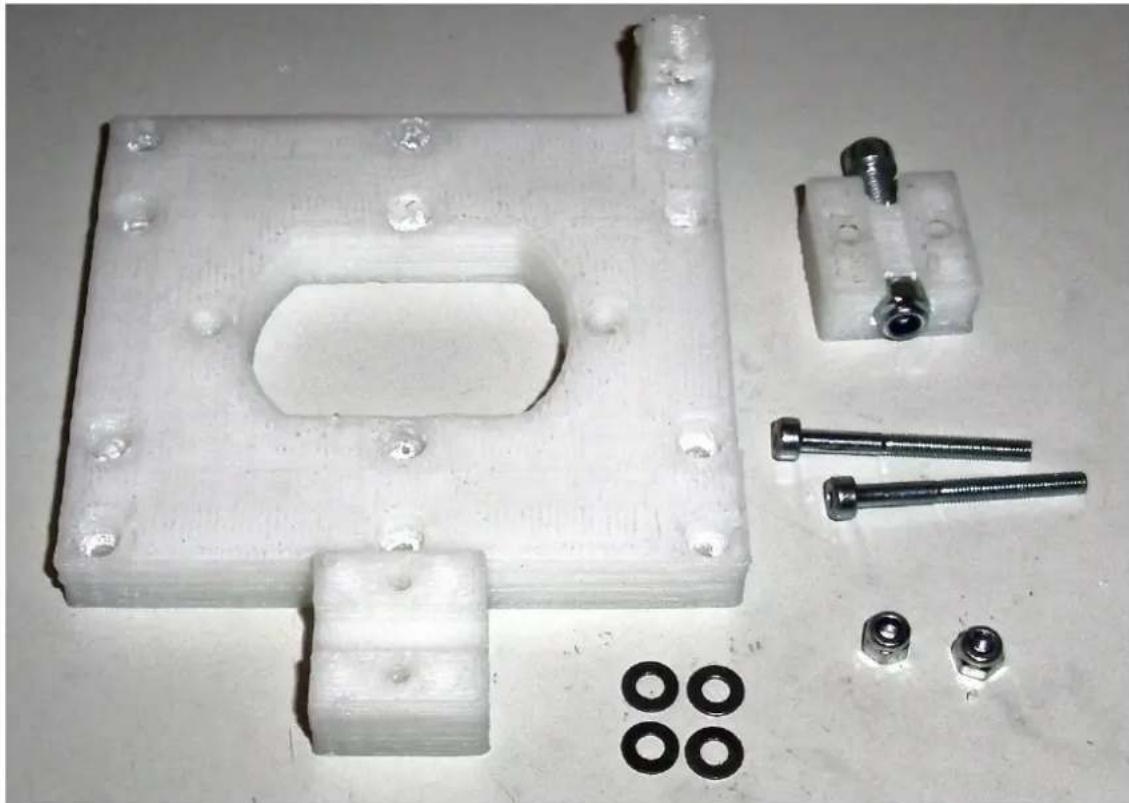 German RepRap PRotos V2.0 - Zahnriemenspanner am Schlitten - 1