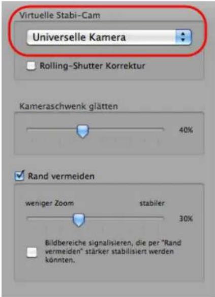 PRODAD Mercalli V2 - Stabi-Cam richtig auswählen - 1