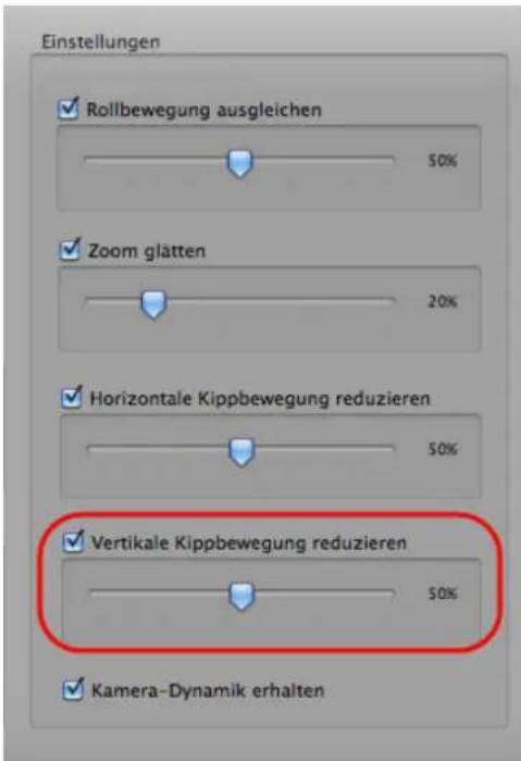 PRODAD Mercalli V2 - Vertikale Kippbewegung reduzieren - 1