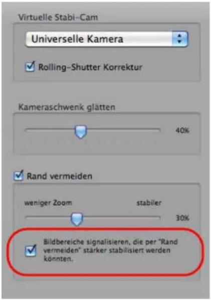 PRODAD Mercalli V2 - Rand vermeiden und Bildbereiche signalisieren - 2