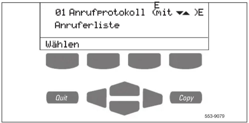 Nortel Networks Meridian M3903 - Anrufprotokoll und Persönliches Verzeichnis – Anzeige und NavigationAnzeige und Navigation - 1