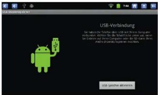 Touchlet PMT-43 Wifi - USB -Verbindung zu einem Computer herstellen - 1