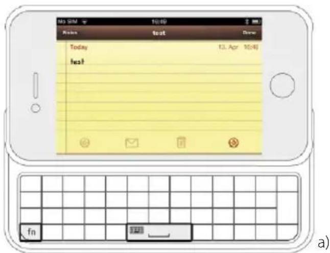 TrekStor I.Gear slider for iPhone - 4) Utilizar el teclado - 1