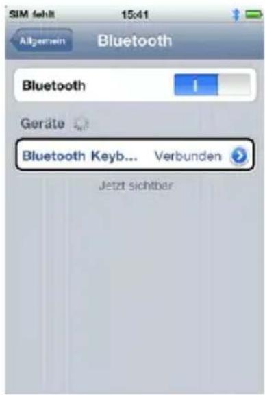 TrekStor I.Gear slider for iPhone - 3) Verbinden des i.Gear slider mit Ihrem iPhone® 4/4S - 10