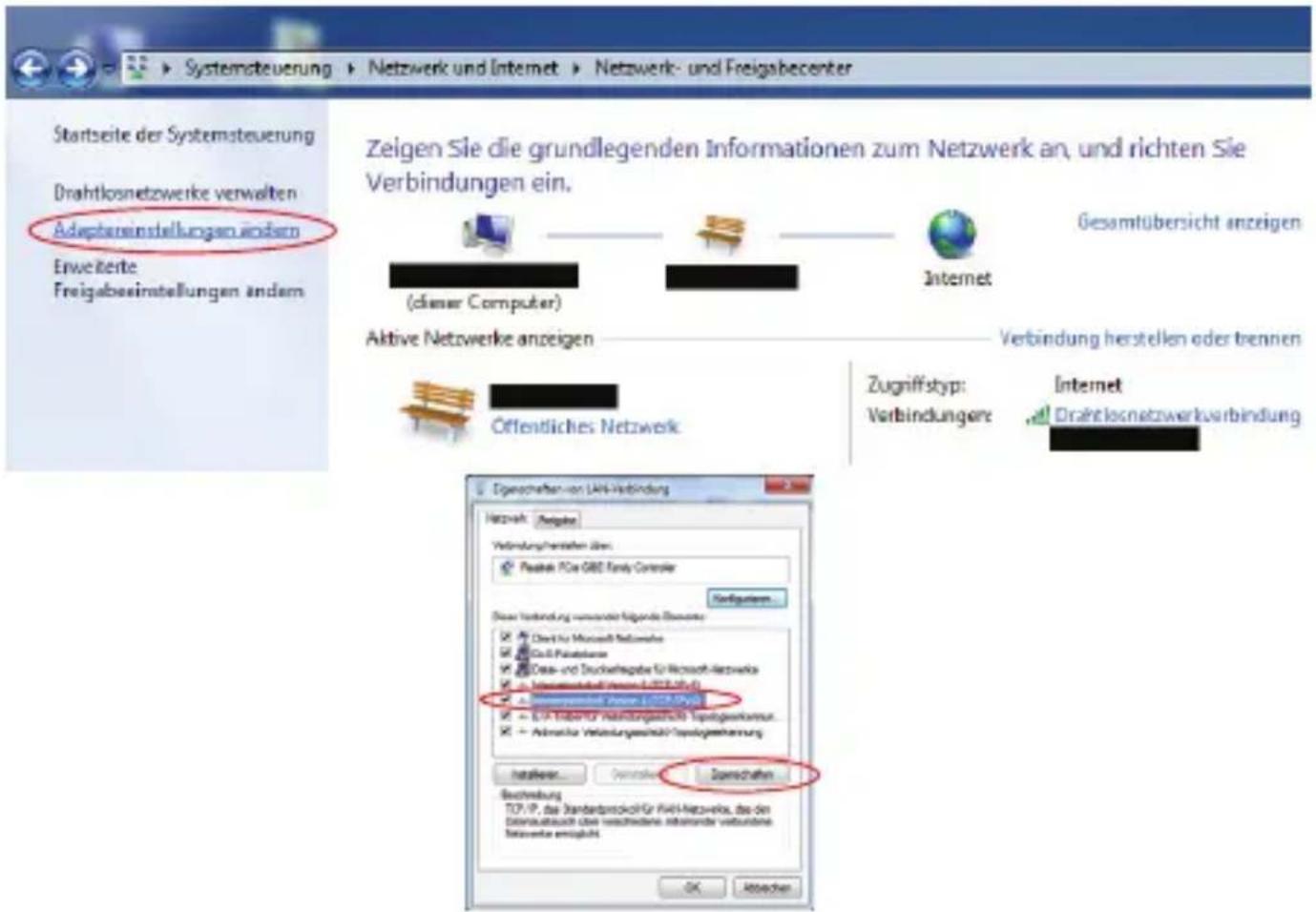 CM3 WN518N - Konfiguration über Netzwerkkabel - 1