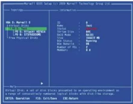 Digitus DS-30104-1 - Scrollen Sie im Topology-Bereich zu Virtual Disks (VD 0: - 4