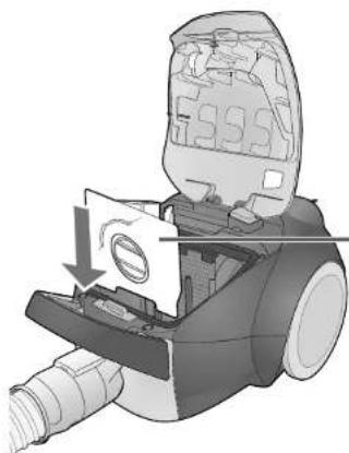 PANASONIC MC-PB6A - 紙パックを取り出す - 4