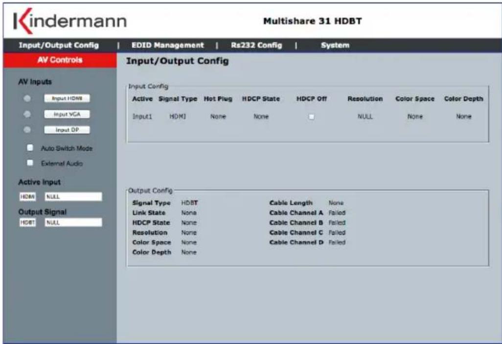 Kindermann Multishare 31 - Eingang/Ausgang konfigurieren - Input/Output configuration - 1