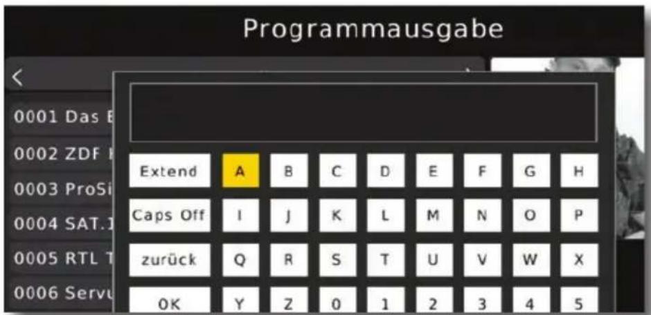 Telestar DigiHD TC 7 - Programme umbenennen (INFO) - 1