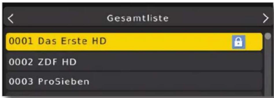 Telestar DigiHD TC 7 - Programme sperren (gelb) - 2