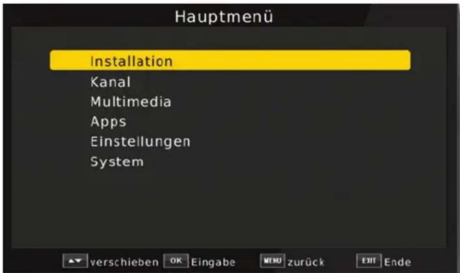 Telestar DigiHD TC 7 - Menü - 1