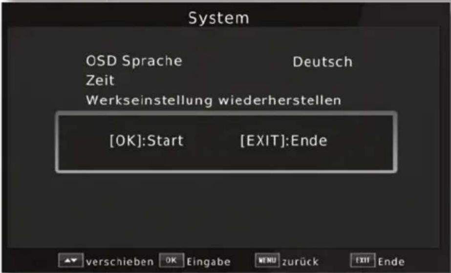 Telestar DigiHD TC 7 - Werkseinstellungen - 2