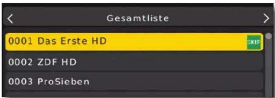 Telestar DigiHD TC 7 - Programme überspringen (grün) - 1