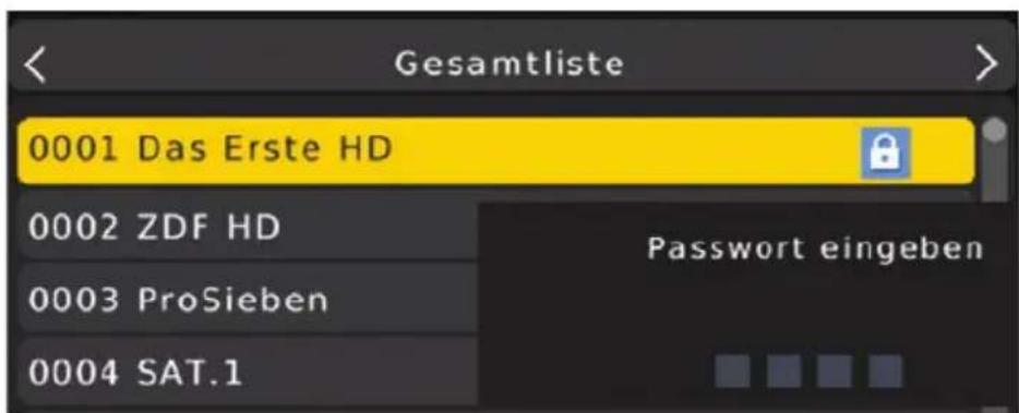 Telestar DigiHD TC 7 - Programme sperren (gelb) - 1