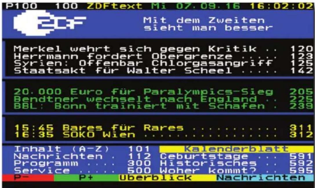 Telestar DigiHD TC 7 - Videotext - 1