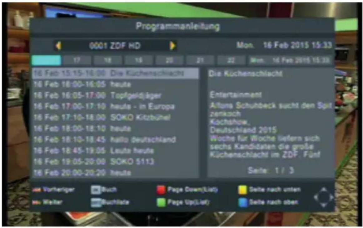 Schwaiger DSR712HD - EPG - 1