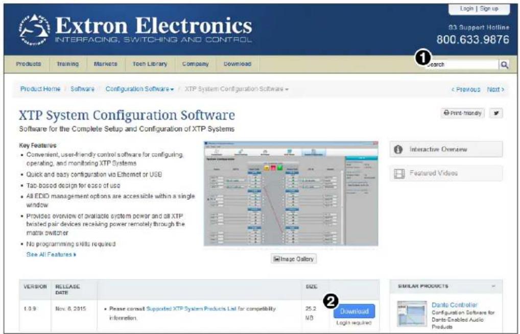 Extron XTP SR HDMI - Software Installation - 3