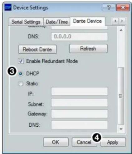 Extron DMP 128 Plus C AT - To configure the DMP 128 Plus AT in redundant mode using DSP Configurator: - 2