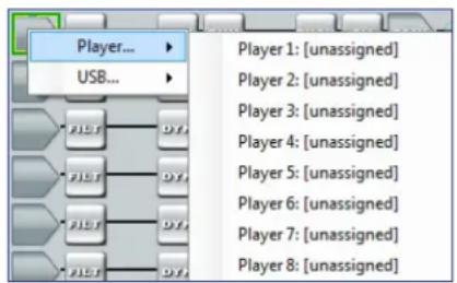 Extron DMP 128 Plus C AT - Player Input - 1
