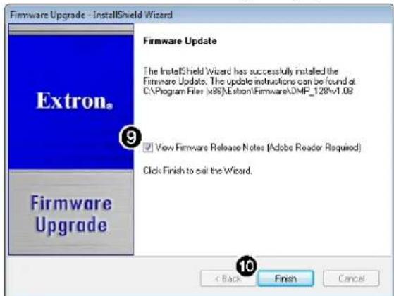 Extron DMP 128 Plus C AT - Downloading Firmware Updates - 6