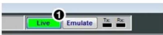 Extron DMP 128 Plus C AT - Exit Live Mode and Enter Emulate Mode - 1