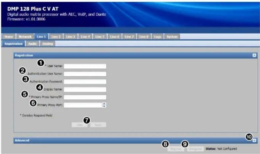 Extron DMP 128 Plus C AT - Registration Page - 1