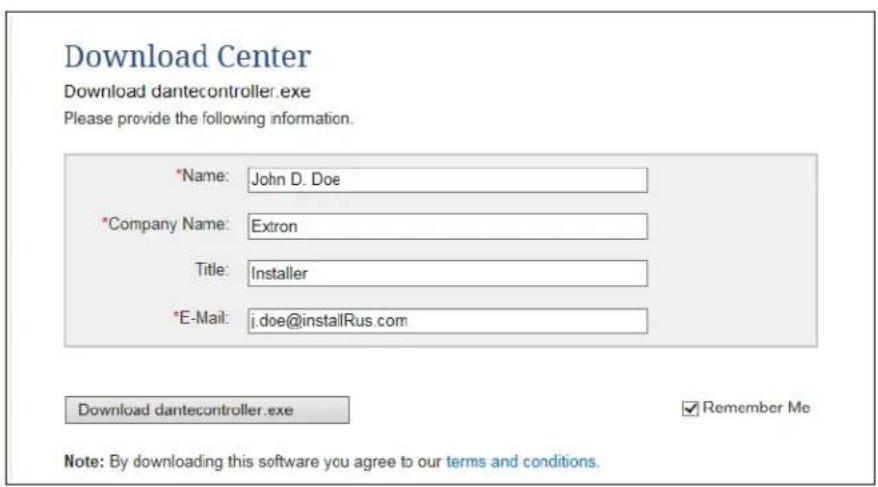 Extron DMP 128 Plus C AT - To download Dante Controller: - 3