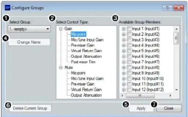 Extron DMP 128 Plus C AT - Groups - 1