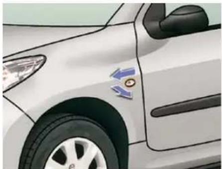 PEUGEOT 206 (2009) - Seitlicher Zusatzblinker - 1