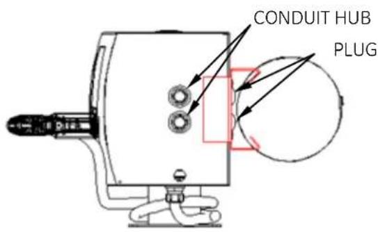 CONDUIT HUB PLUG