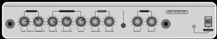 G215R CD GAIN INPUT SIRINPUT TRESLE CONTOUR BASS MASTER REVERSE SPEED SPATH Power