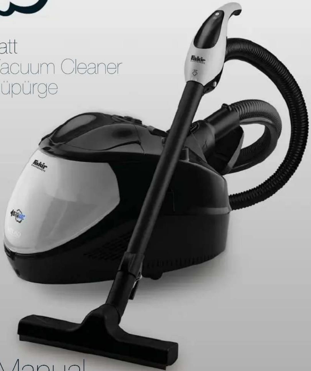 att acuum Cleaner üpürge Fakir Manual