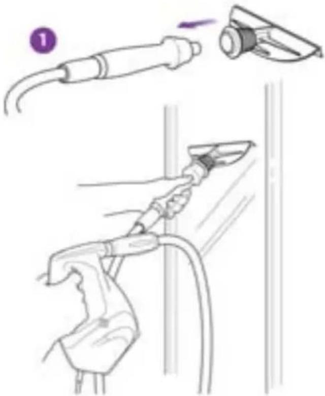 FAKIR Portable Steam Pocket - CYLINDER CLEANING TOOL ASSEMBLY - 3