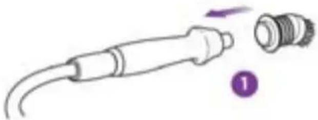 FAKIR Portable Steam Pocket - DETAIL SCRUBBING BRUSH ATTACHMENT - 1