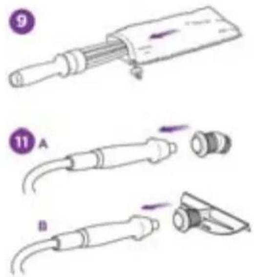 Diagram showing three different types of soldering tools labeled A, B, and C, with numbered annotations.