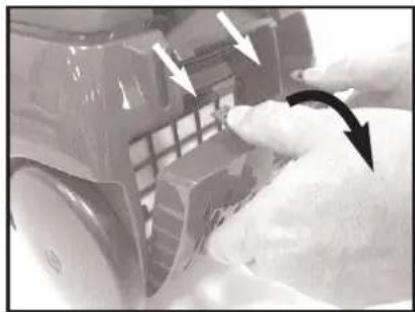 FAKIR Prestige 1900 - Changing the motor protection filter - 2