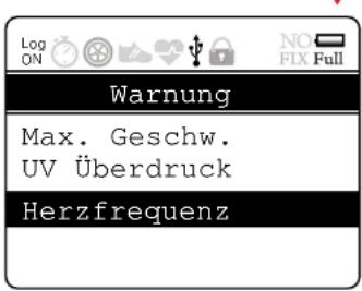 Wintec WSG-2000 - • Warntöne (Alarmeinstellungen) - 1