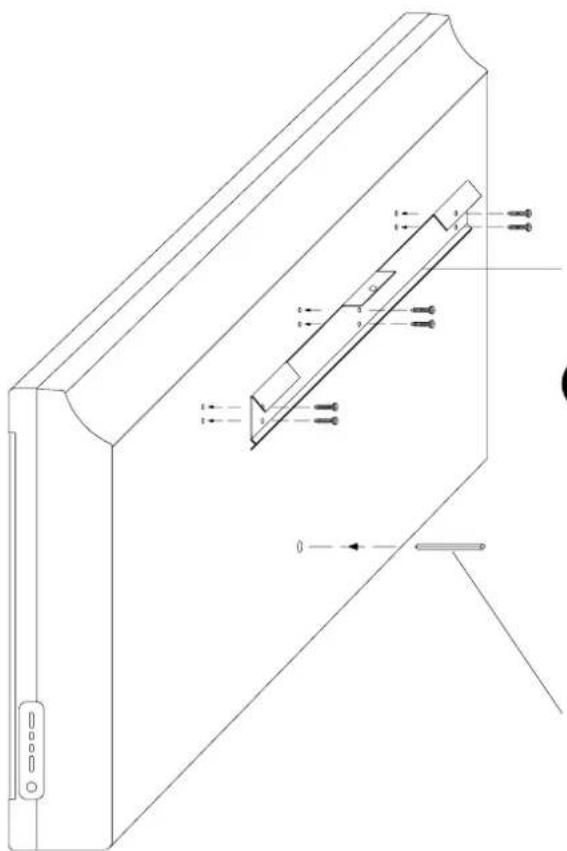 Mivar Model 0100 - ISTRUZIONI PER APPENDERE IL TELEVISORE LCD ALLA PARETE - 1