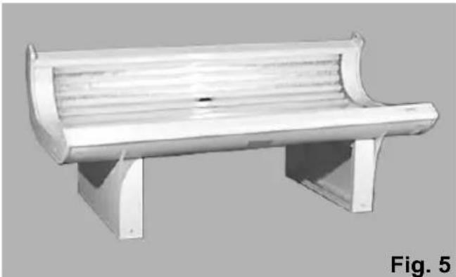 Dr. Kern Excellent 42/4 - Assembly of the tanning appliance Assembly of the bench - 5