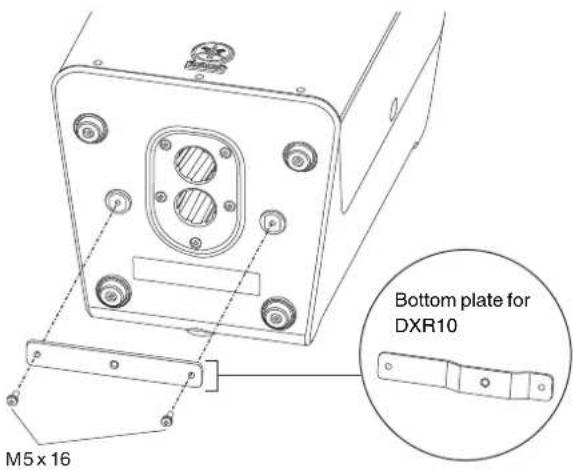 Bottom plate for DXR10 M5 x 16