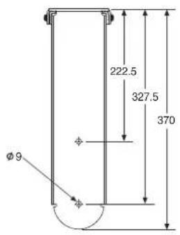 222.5 327.5 370 Ø9