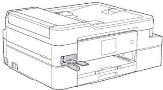 BROTHER MFC-J1300DW-All-in-Box - Vorschau und Drucken von Fotos von einem Speichermedium - 1