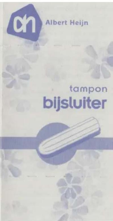 Albert Heijn Mini - Beschrijving tampon - 1