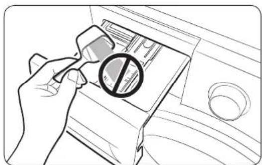 SAMSUNG EcoBubble WW90J5456FX - To apply washing agents to the detergent drawer - 4