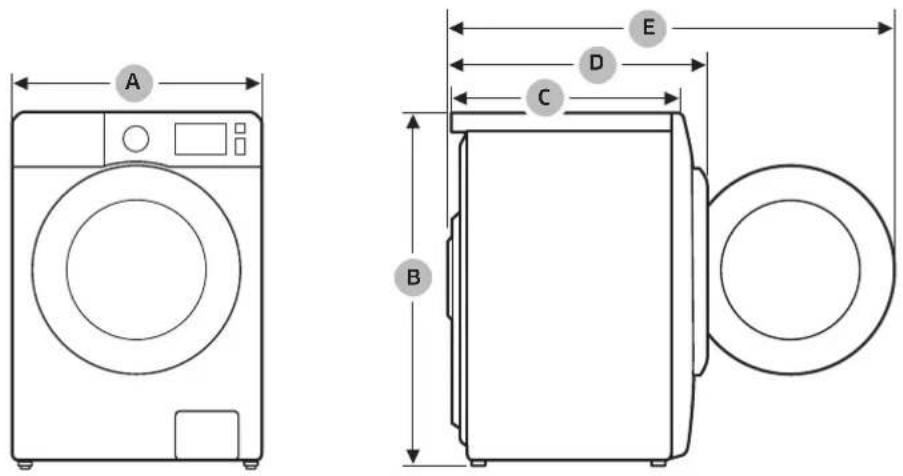 SAMSUNG EcoBubble WW90J5456FX - NOTE - 1