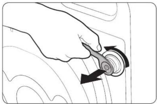 SAMSUNG EcoBubble WW90J5456FX - STEP 2 Remove the shipping bolts - 1