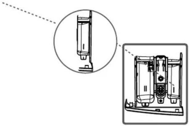 ProAction WMDF610 - Pre-wash detergent compartment: - 1