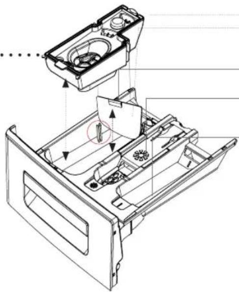 ProAction WMDF610 - Detergent drawer - 2